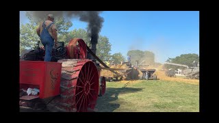 Wheat Threshing with Traction Engine 4k 9-1-2024 Sunday