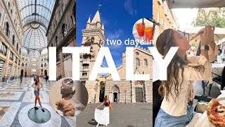 ITALY TRAVEL VLOG: exploring sicily + naples, aperol spritz, best pizza of my life, shopping! 🇮🇹🍕