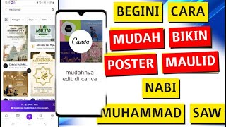 Cara Membuat Poster Maulid Nabi di CANVA