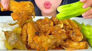 BRAISED SHOYU CHICKEN WITH PICKLED CHILI & CUCUMBERS | ASMR | MUKBANG | EATING SOUNDS