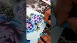 AMAZING Flower Painting Acrylic tutorial #shorts