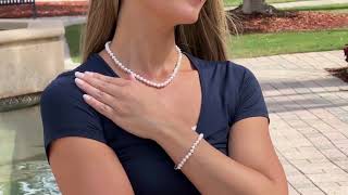 Genuine Cultured Freshwater Pearl 3-Piece Jewelry Set