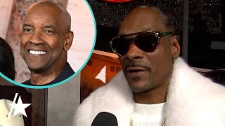 Snoop Dogg Says He 'ASPIRES' To Be Like Denzel Washington