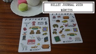 Márciusi Bullet Journal 2019 | Jóbarátok | redhatgirl