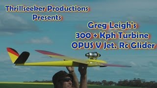 Jetcat P20 Turbine Glider Flight with Greg Leigh