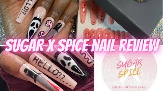 SUGARXSPICE NAILS unboxing 🦋 + How to remove press on nails | Small Biz Promo ep.1