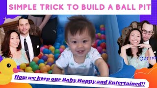 How to make a Homemade Ball Pit for the Kids!!