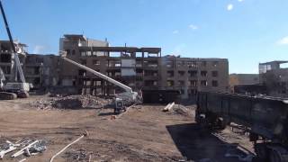 Time-Lapse Demolition: Sherman Hospital Center Street Campus