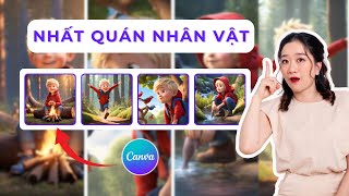 Cách tạo nhân vật hoạt hình 3D nhất quán bằng Canva miễn phí - 1 phút là xong