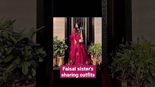 sistrology sharing their outfits #sistrology #iqrakanwal #rabiafaisal #fatimafaisal