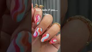 Not Forcing! #nails #nailart #ring #nailsnailsnails #gelpress #longnailsdontcare