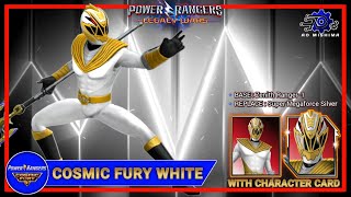 Cosmic Fury White Ranger mod with Character Card | Power Rangers Legacy Wars