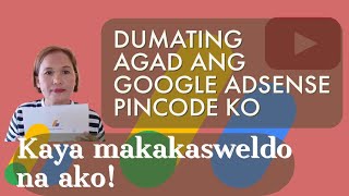 How long to get google adsense pin