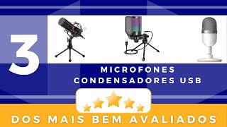 3 Microfones Condensadores USB para Gamer e Streamer dos mais bem avaliados!