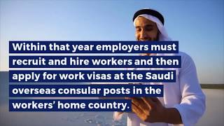 Saud Arabia Alert  - Recent Changes to Work Visas & Block Visas