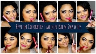 Review/Swatches Pt 2. // Revlon Colorburst LACQUER Balms // villabeauTIFFul