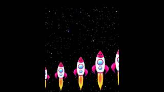 Rockets Space Adventure - Happy Star Dancing #shorts