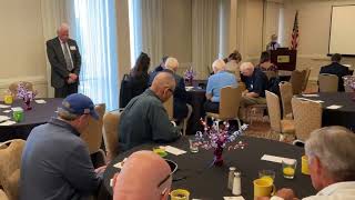 Charles (Dan) D. Bailey, Jr. Blessing at Patriot Plaza Guides Celebration