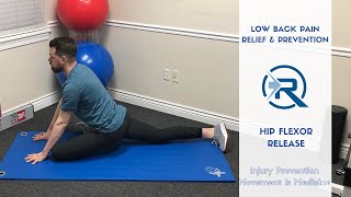 Hip Flexor Stretch For Low Back Pain Relief - Salt Lake City Utah Sports Chiropractor