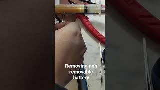 easy removing non removable battery