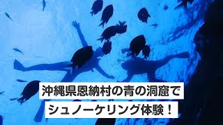 【沖縄・恩納村・シュノーケリング】2歳から楽しめる！完全貸切！青の洞窟でシュノーケリング！