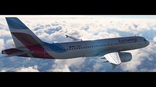 Takeoff in stuttgart(EDDS)/MSFS 2020/Fenix Eurowings a320 #aviation #a320 #plane