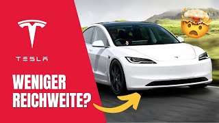 Tesla Update 2024.2.6 - Neue Berechnung der Model 3 Reichweite?