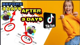 How to increase TikTok followers/TikTok followers kisi increase karin #increasetiktokfollowers