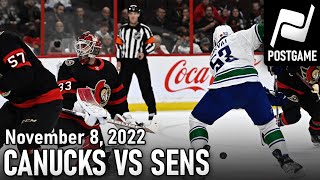 Canucks vs Senators Post-Game