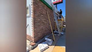 General Shale Thinbrick Building Exterior Bricks Texture Installation Demonstration