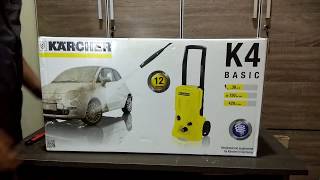 Unboxing Karcher K4 Basic High Pressure Washer HomePro Malaysia ✔