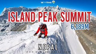 Climbing Island Peak Summit Ridge (6,189 m) - IMJA TSE NEPAL