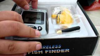 Wireless Fish Finder Unboxing