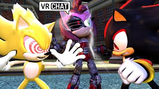 FLEETWAY SUPER SONIC MEETS RUSTY ROSE! IN VR CHAT FEAT SHADOW