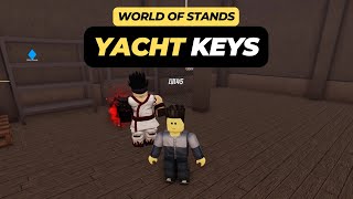 How to Get Yacht Keys in Roblox World of Stands