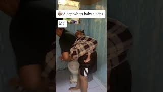 Sleep when baby sleeps 😂😂😂😂