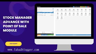 Stock Manager with Point of Sale POS using php mysql