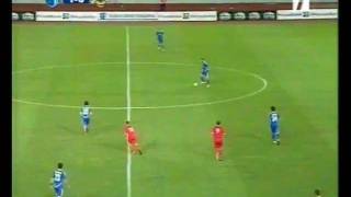 Football - UEFA Europa League - 2011-12 - Dinamo Tbilisi-Llanelli - Albert Yagüe's goal