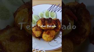 Telur Balado sederhana, enak & praktis !! #telurbalado #masaksimpel #shortsvideo