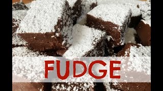 FUDGE: solo 2 INGREDIENTI per un DOLCE AL CIOCCOLATO SENZA COTTURA buonissimo e facilissimo!  2C+K