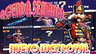 AGENDA SEMANAL - NUEVO LUCK ROYAL DIAMANTE - ACTUALIZACION 2021 FREE FIRE