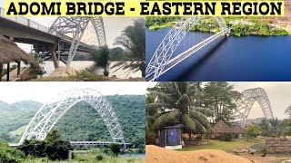 DRIVE EXPERIENCE ON THE ADOMI BRIDGE IN THE EASTERN REGION OF GHANA || THE LONGEST BRIDGE IN GHANA