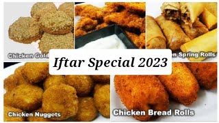 5 Different Easy & Quick chicken snack recipes || Ramzan special 2023