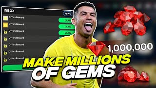 How To MAKE MILLIONS Of GEMS In FC Mobile 25