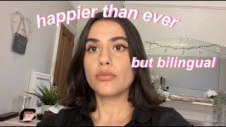 happier than ever but make it arabic (cover)