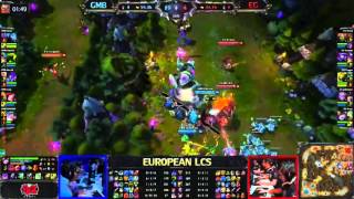 LoL] Alex Ich Kha'Zix PENTA KILL vs Evil Geniuses   EU Championship Series W8D1