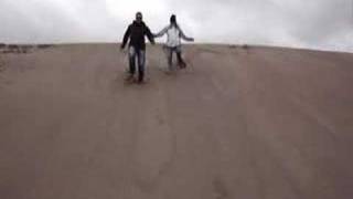 Great Sand Dunes : La course (Mathieu vs Myriam)