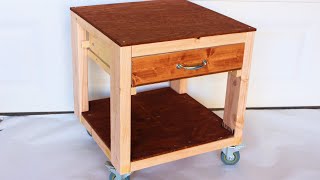 Building a Mobile Storage Cart for Your Garage | Simple DIY