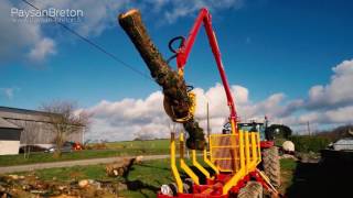 Journal Paysan Breton : Remorque forestière RABAUD