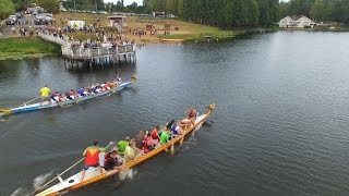 Drakonų valčių lenktynės Molėtuose